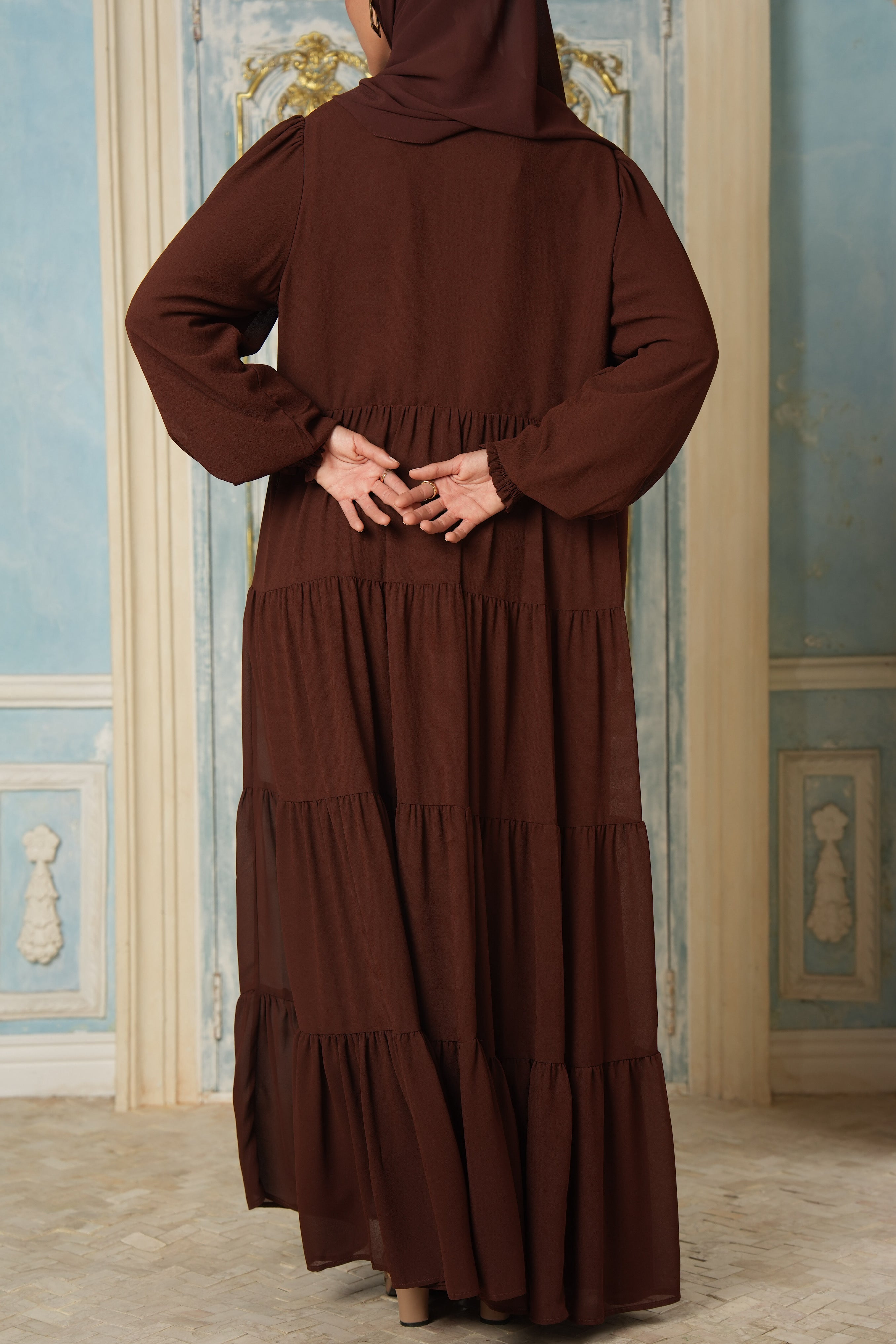 Azealia Flare Maxi - Chocolate