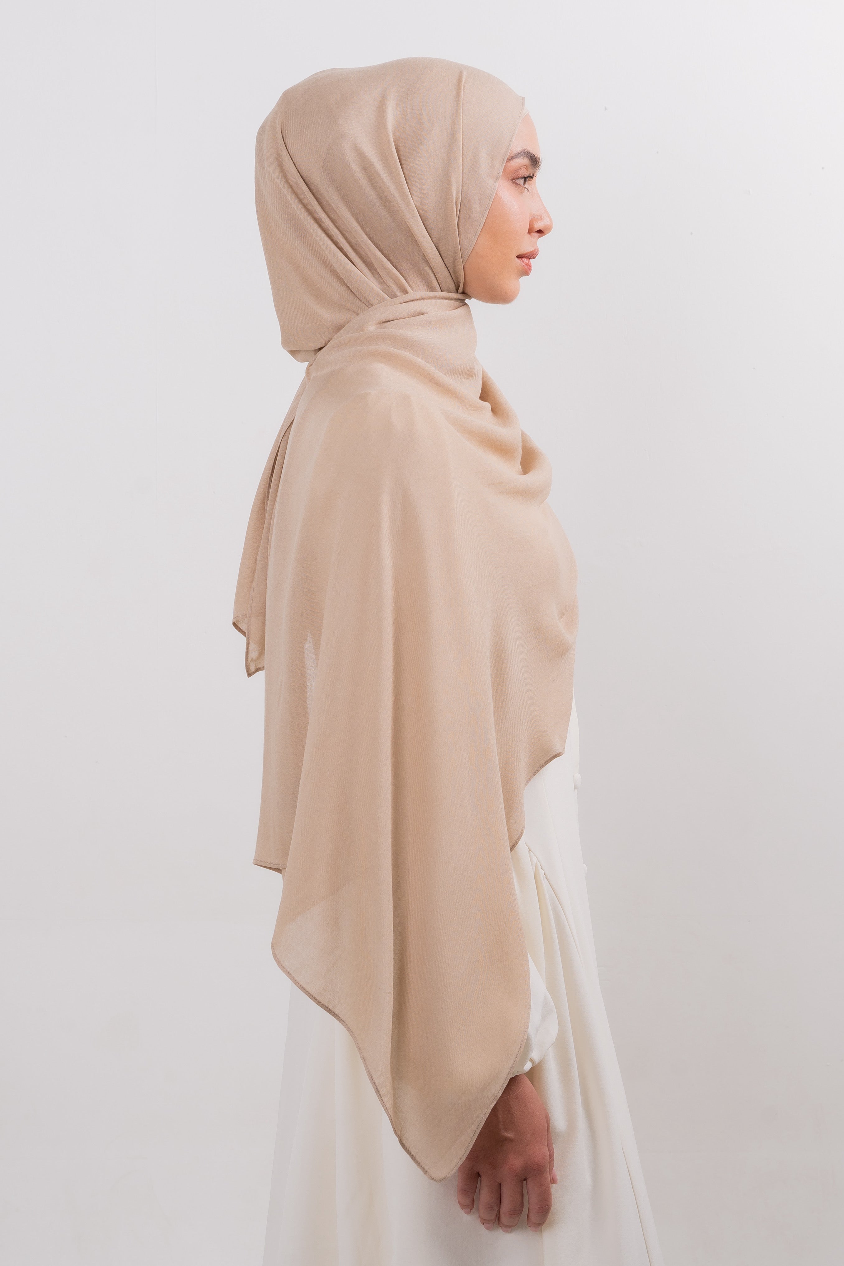Modal Hijab Set - Sand - Modern Hijabi