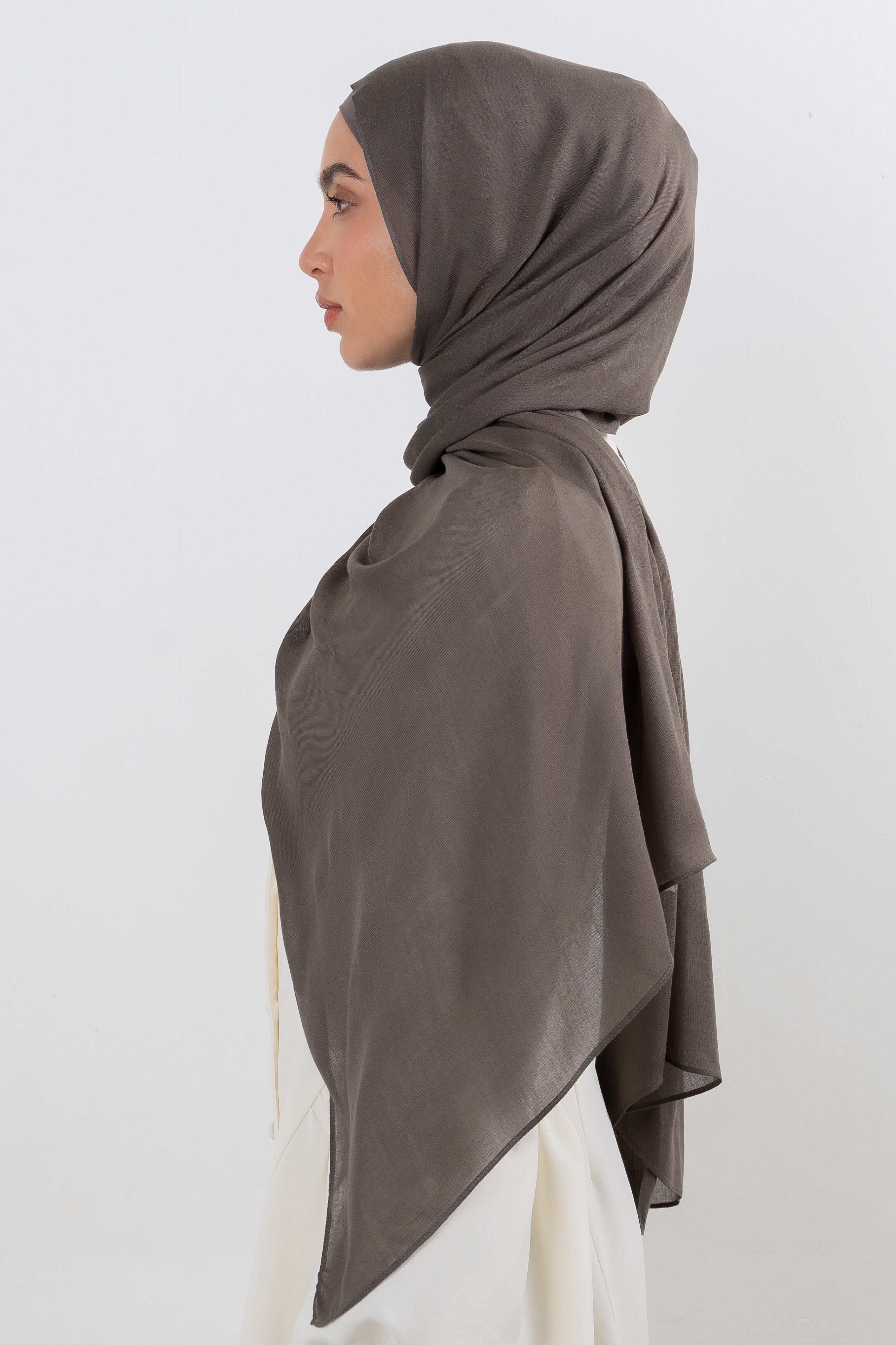 Modal Hijab Set - Dark Truffle - Modern Hijabi