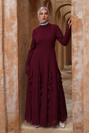 Mara Maxi Dress - Burgundy Mara Maxi Dress - Burgundy
