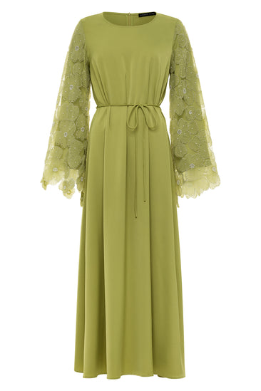 Elara Petal Maxi Dress