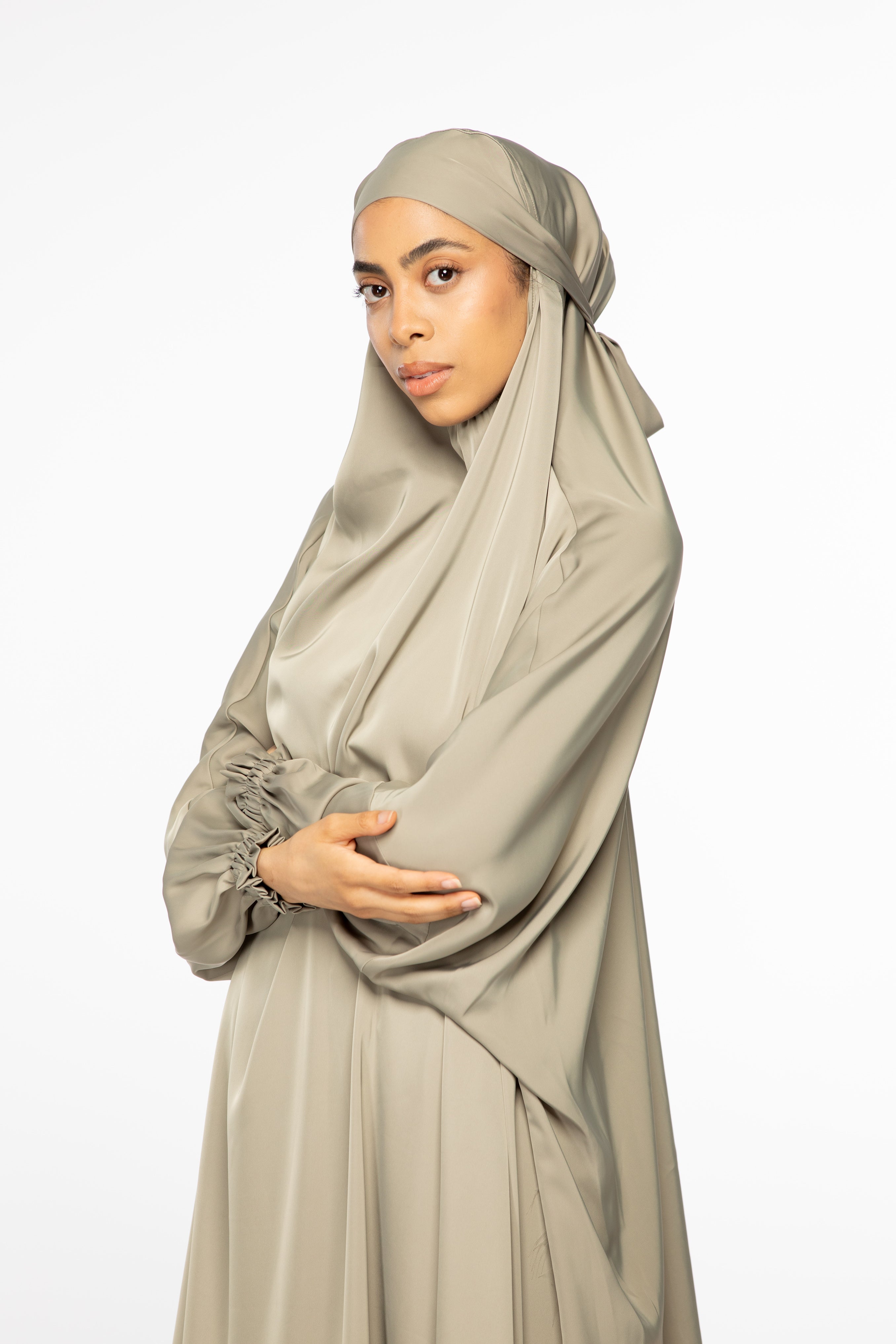3 pc Satin Prayer Set - Artichoke