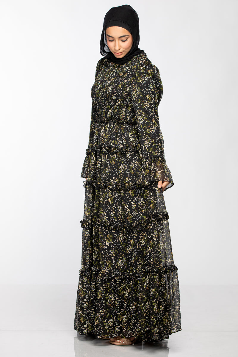 Arabella Dress - Autumn Floral
