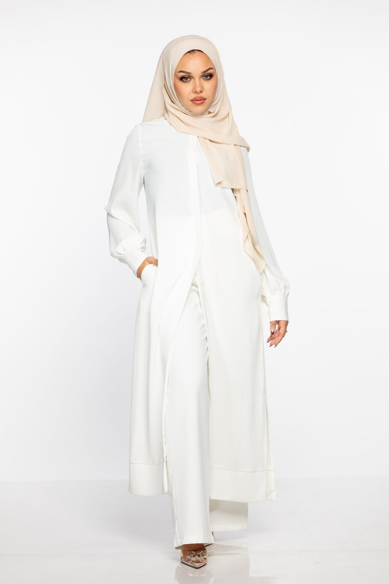 Hala Dress Tunic - White