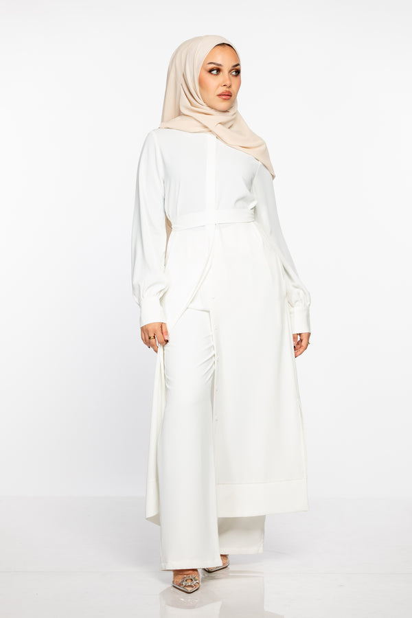Hala Dress Tunic - White