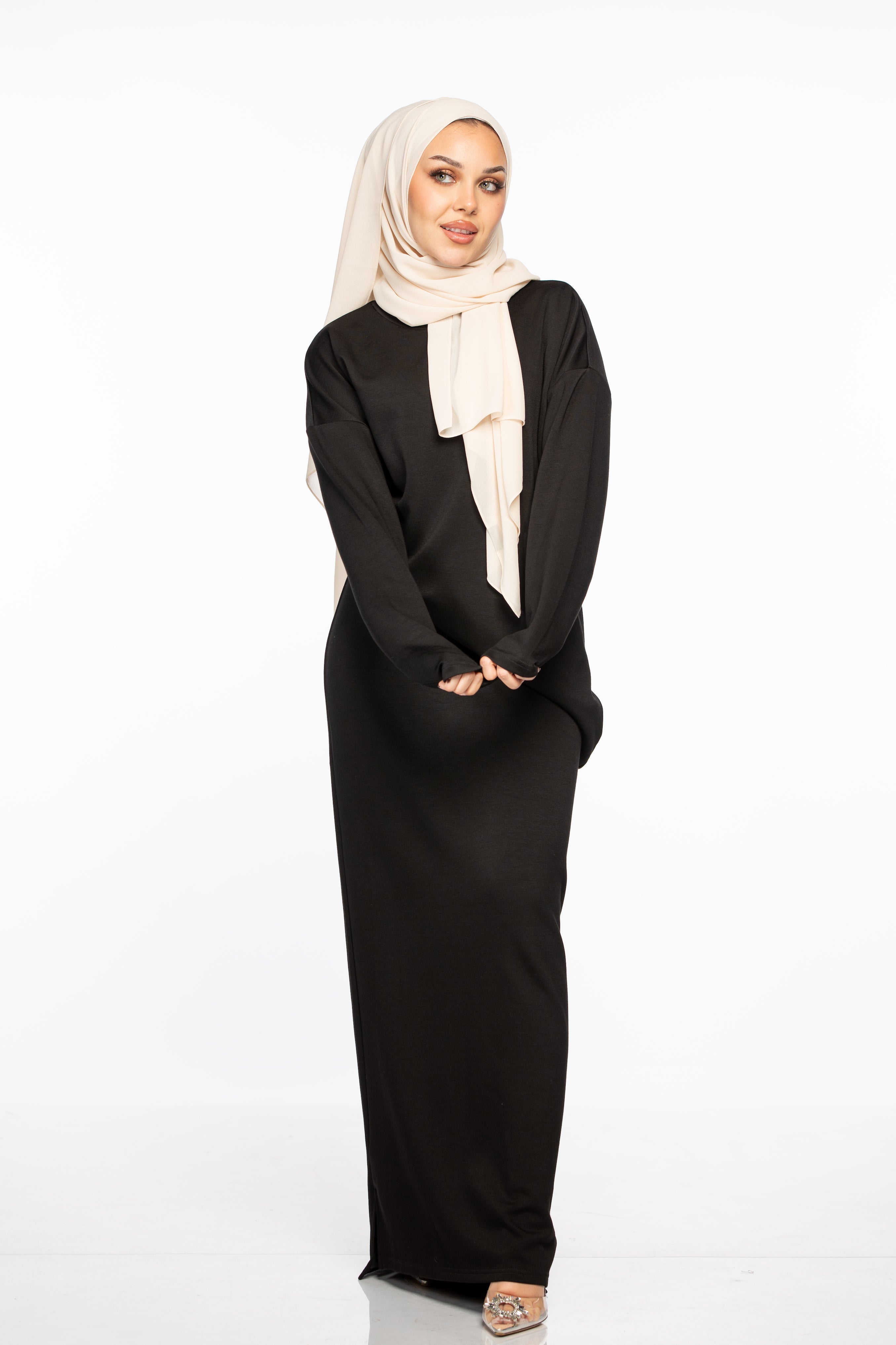 Inaya Sweater/Skirt Set - Black