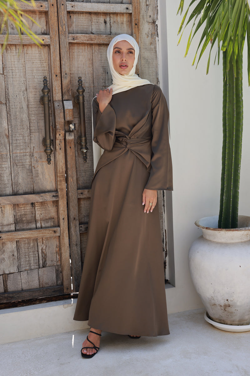 LIYANA  DRESS - ASH