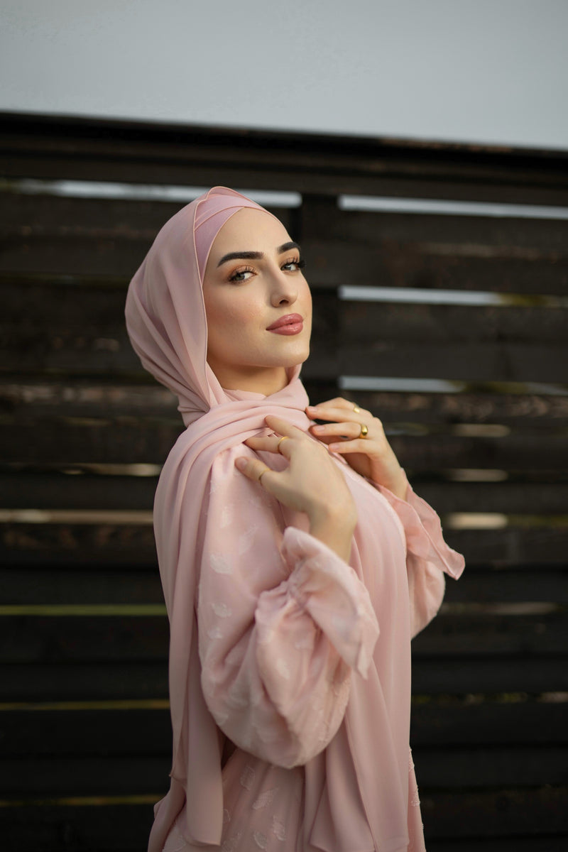 Elite Essential Chiffon Hijab - Rose Quartz