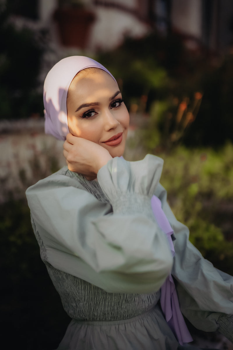 Elite Essential Chiffon Hijab - Orchid Bloom