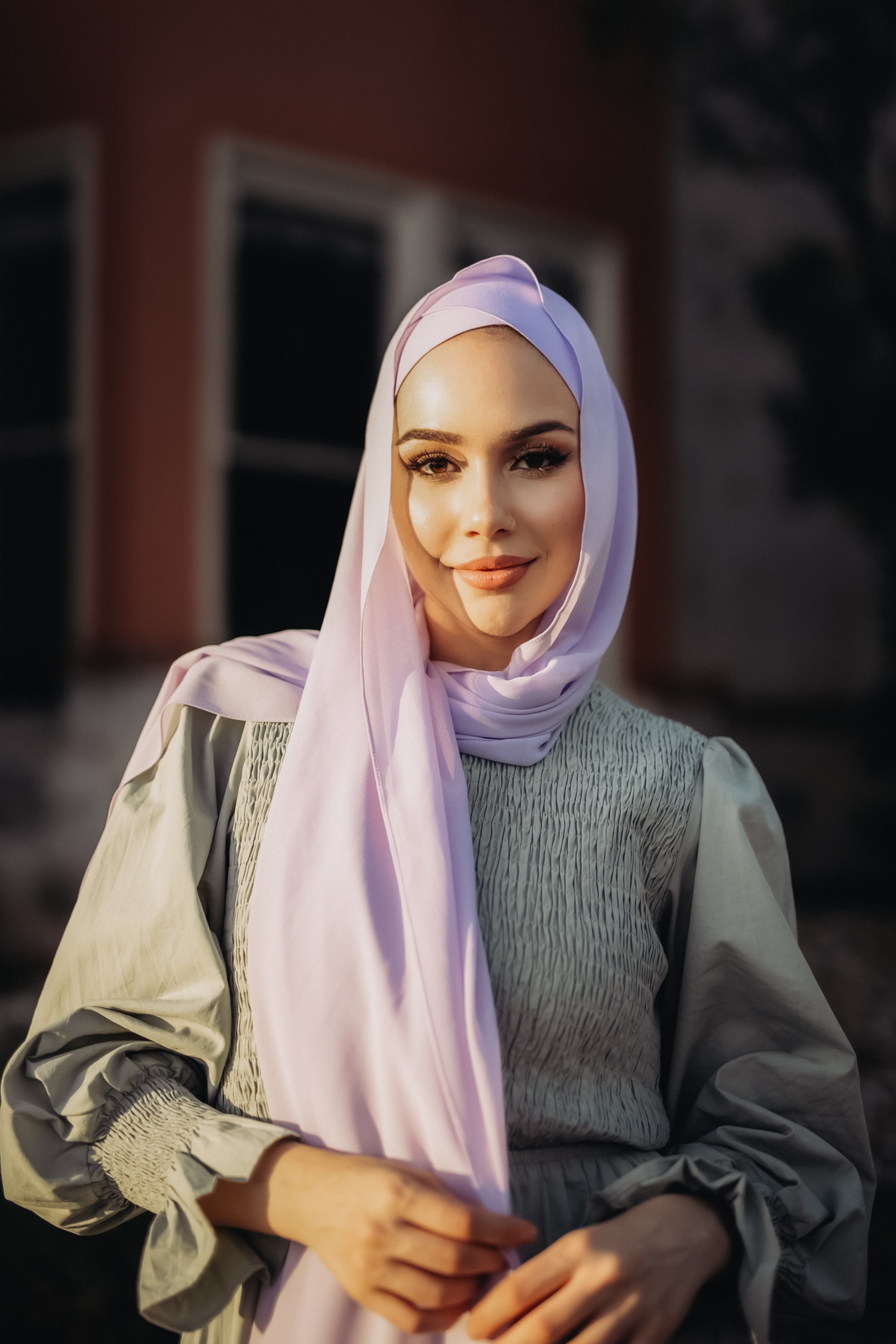 Elite Essential Chiffon Hijab - Orchid Bloom