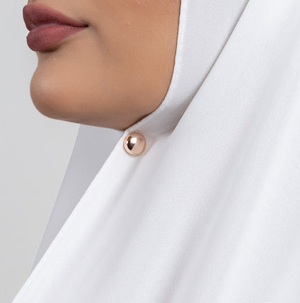 MAXIMUM STRENGTH HIJAB MAGNETS  - ROSE GOLD