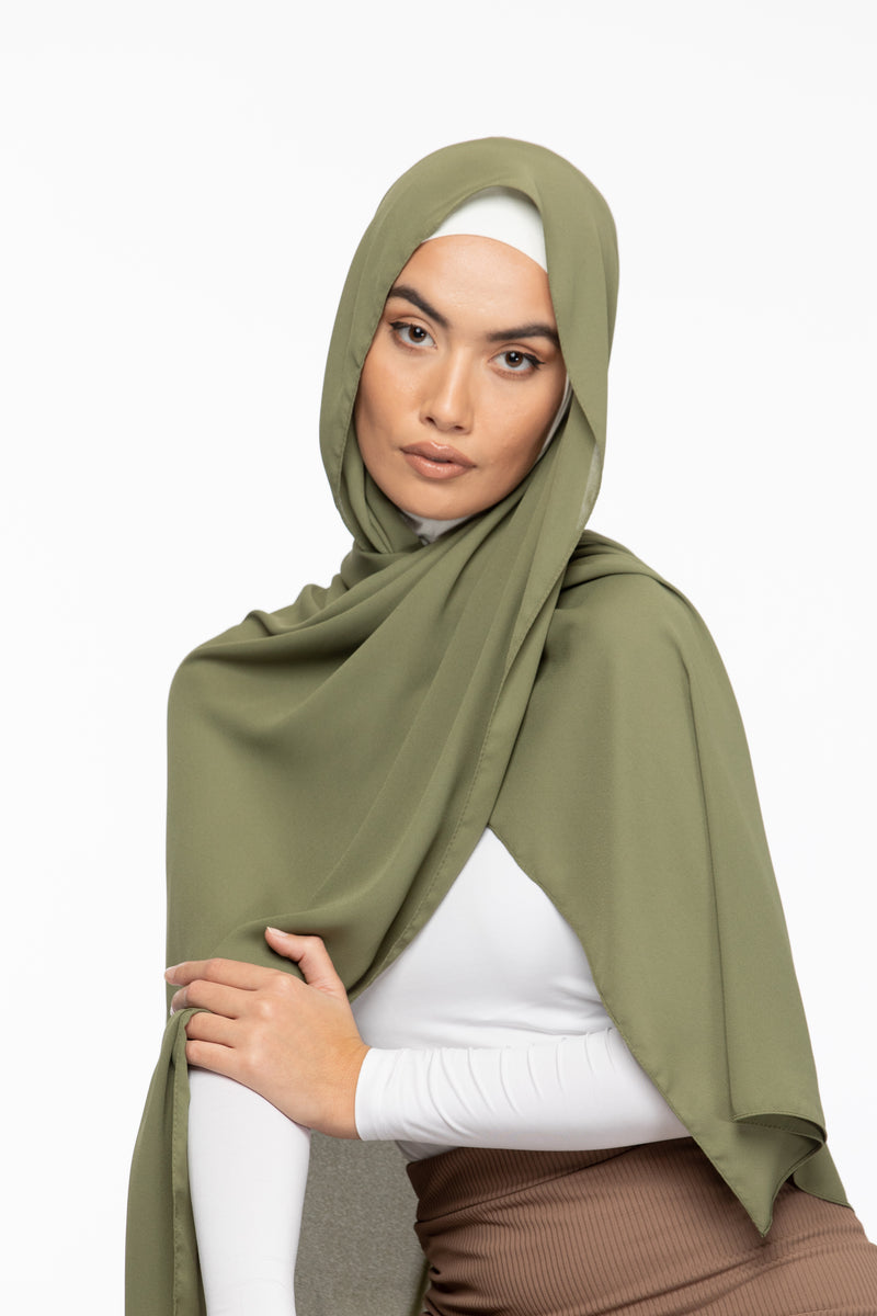 Crêpe Hijab - Artichoke
