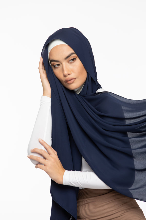 Crêpe Hijab - Space