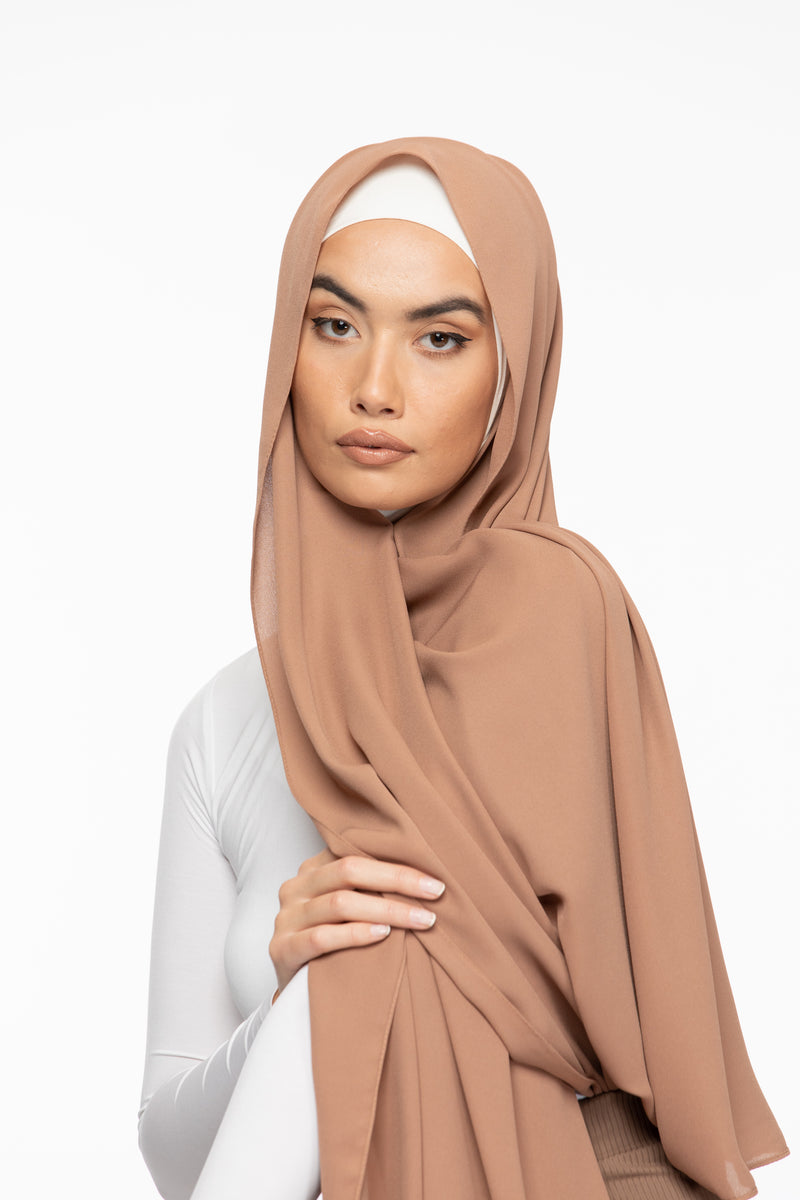 Crêpe Hijab - Mauve Mist