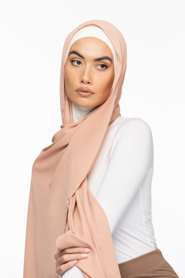 Crêpe Hijab - Charming Blush