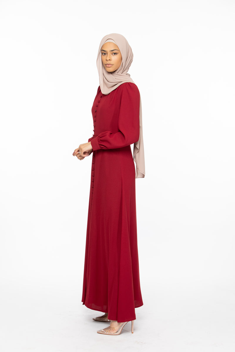 Clara Maxi Dress - Red