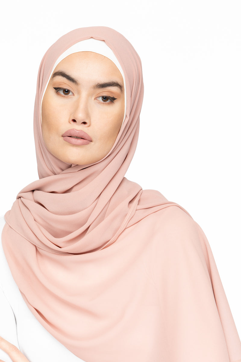Basic Essential Chiffon Hijab - Cotton Candy
