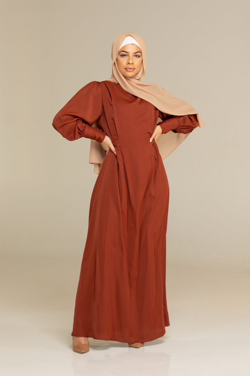 Maysa Wrap Dress - Terracotta