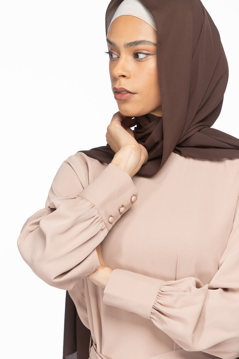 Alyah Maxi Dress - Beige