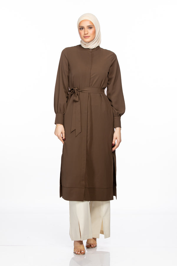 Hala Dress Tunic - Brown