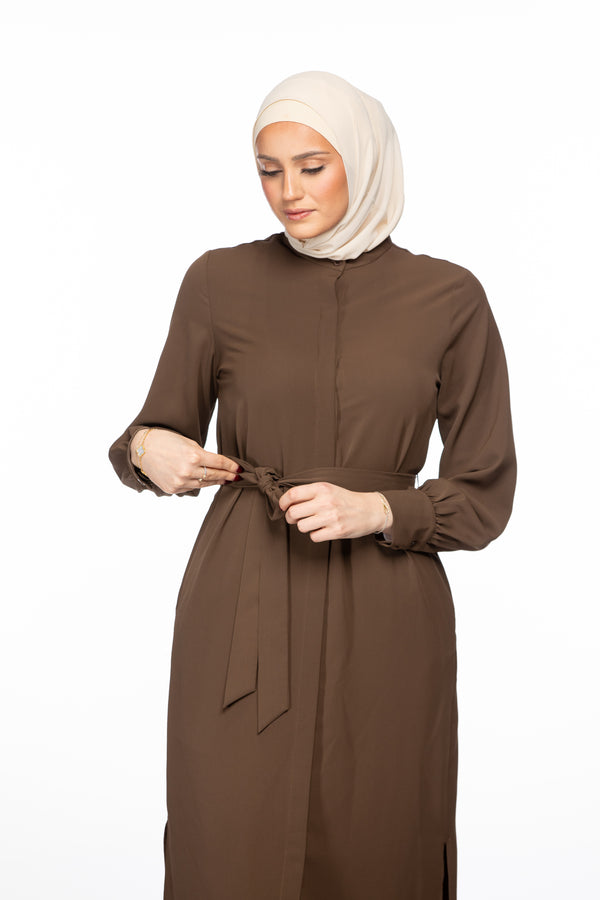 Hala Dress Tunic - Brown