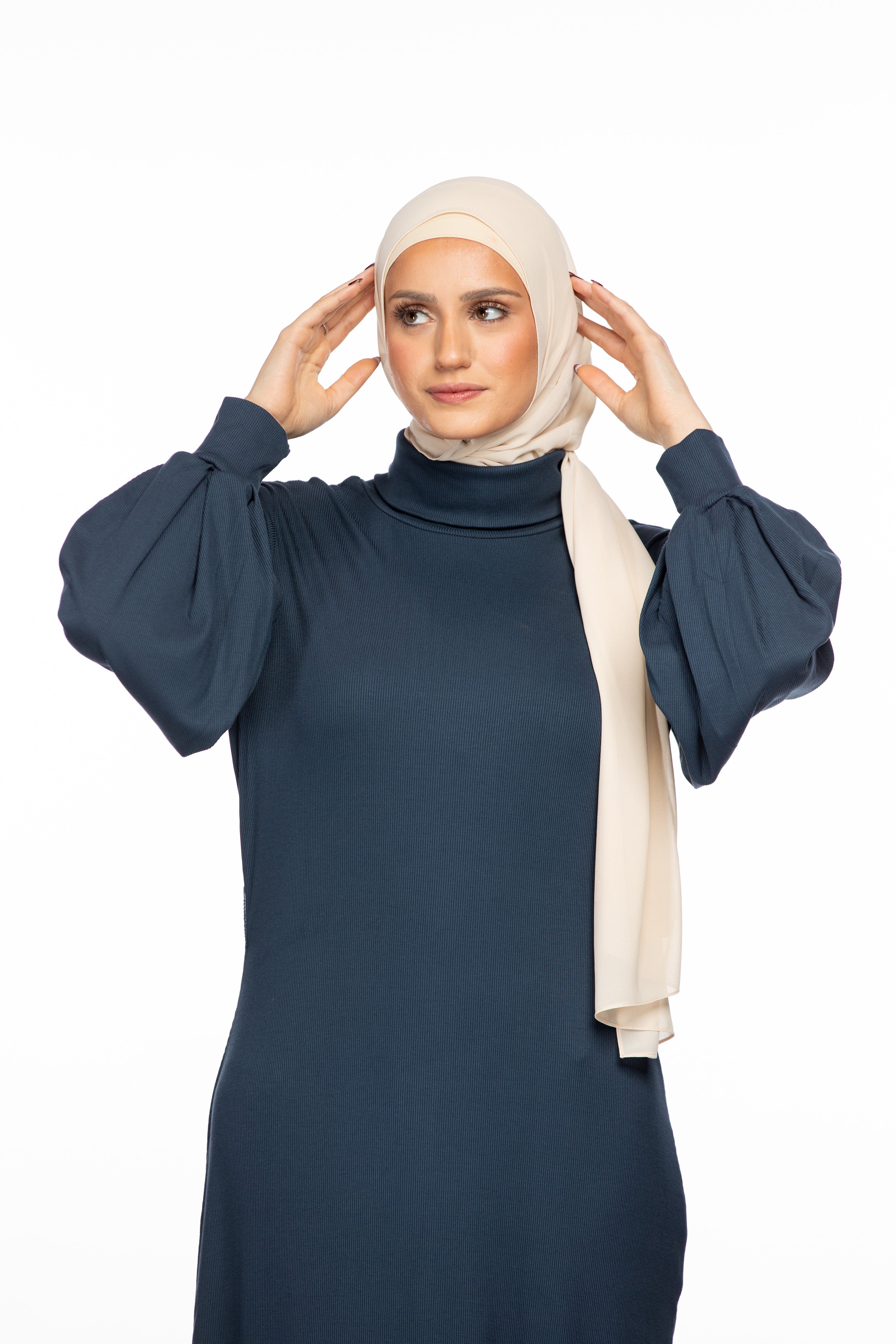 Anisa Ribbed Maxi - Blazer Blue
