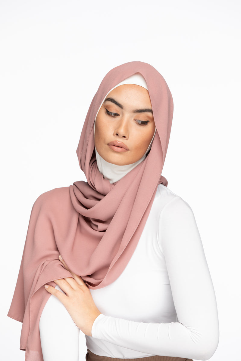 Crêpe Hijab - Apple cider