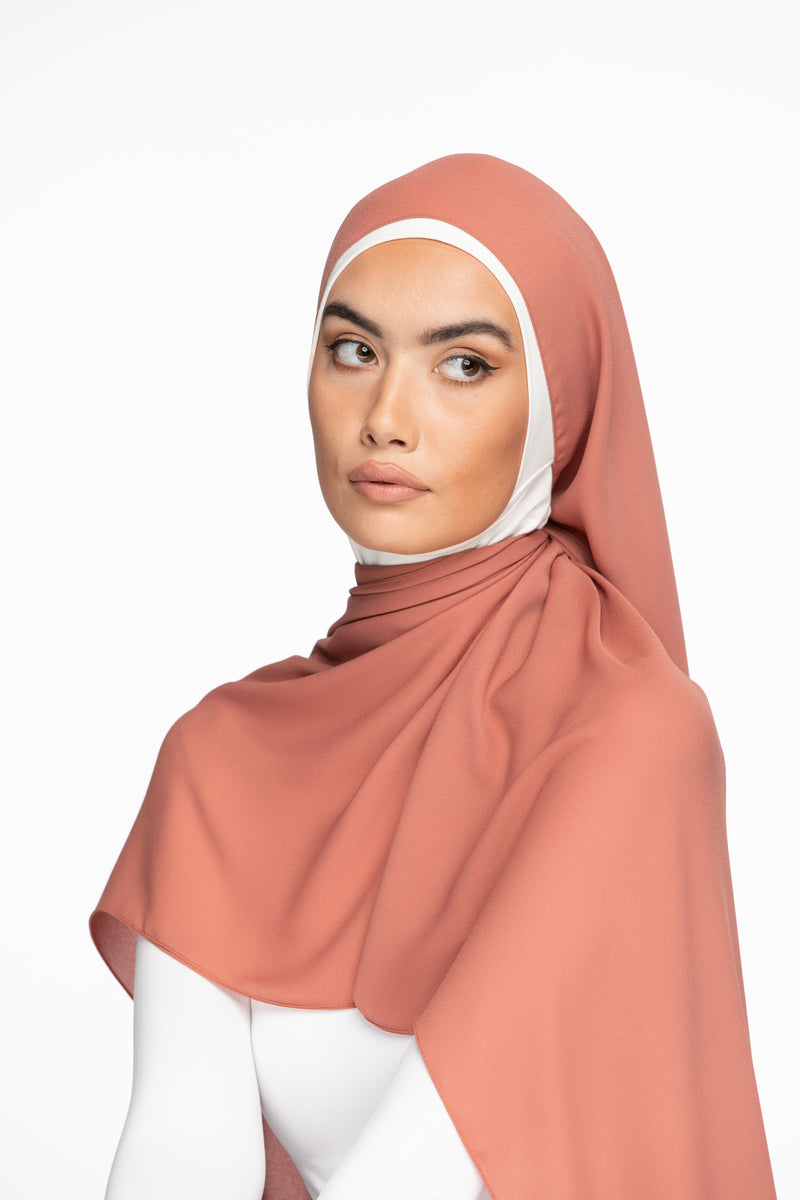 Crêpe Hijab - Melon
