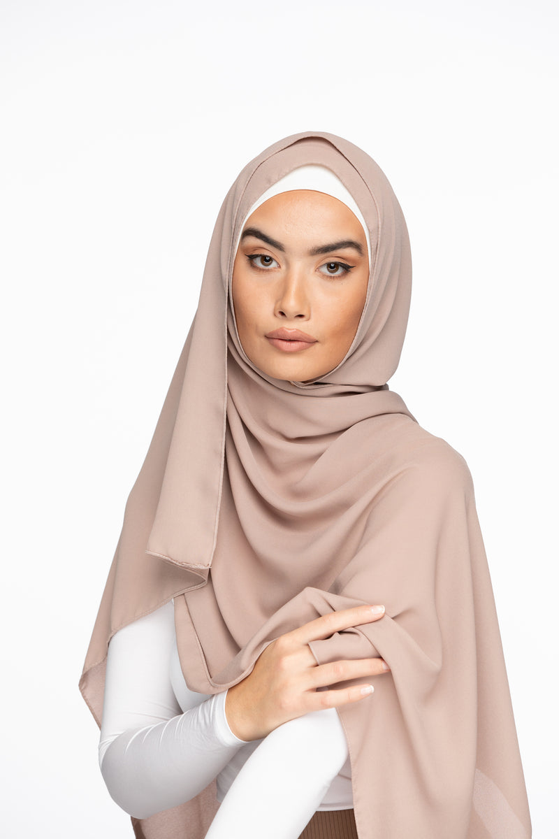 Crêpe Hijab - Natural