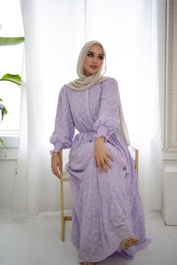 Scarlett Flare Maxi - Lilac - Modern Hijabi