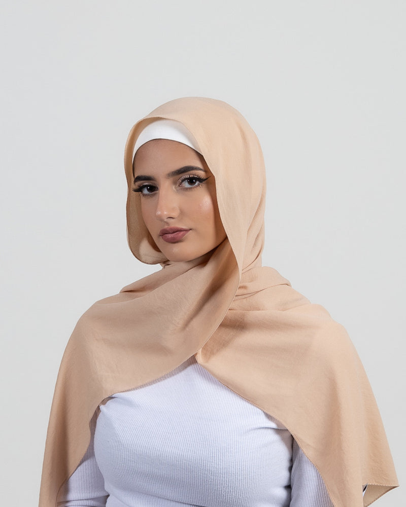 Victorian lace Crinkle Georgette Hijab